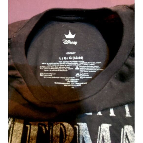 NWOT Disney The Little Mermaid Tshirt Black Large - Picture 2 of 3